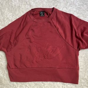 cropped Nike hoodie
